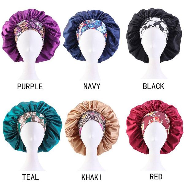 flower print satin night hat women girl head cover sleep caps bonnet hair care fashion accessories, Blue;gray
flower print satin night hat women girl head cover sleep caps bonnet hair care fashion accessories, Blue;gray