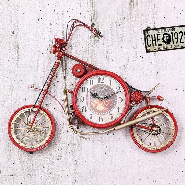 wall clocks retro motorcycle model clock decoration home bar restaurant accessories hanging ornaments wy527 
wall clocks retro motorcycle model clock decoration home bar restaurant accessories hanging ornaments wy527