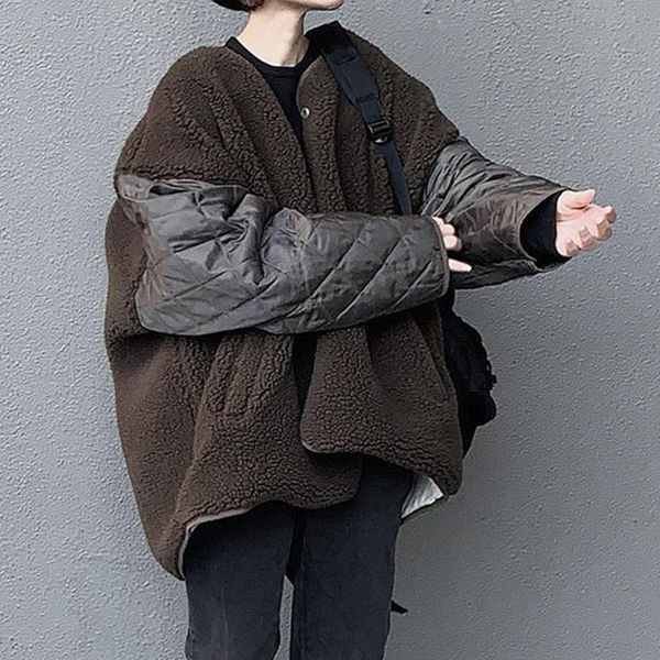2020 cotton padded jacket women designer fashion japanese korean ol patchwork loose parkas spring winter coat outwear overcoat, Black;brown
2020 cotton padded jacket women designer fashion japanese korean ol patchwork loose parkas spring winter coat outwear overcoat, Black;brown