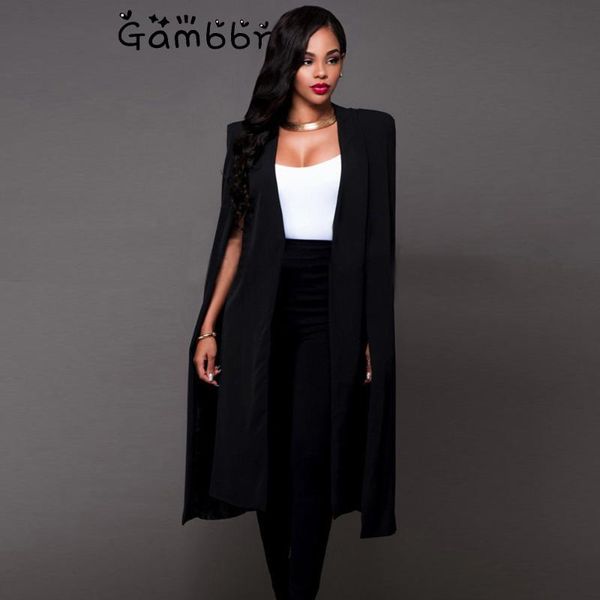 women's suits & blazers plus size england style cloak cape long blazer solid women clothes fashion loose causal 2021 autumn black white, White;black
women's suits & blazers plus size england style cloak cape long blazer solid women clothes fashion loose causal 2021 autumn black white, White;black