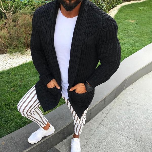 2020 fashion new knit coat men's slim fit long sleeve solid color wool cozy pocket cardigan lapel casual knit sweater coat1, White;black
2020 fashion new knit coat men's slim fit long sleeve solid color wool cozy pocket cardigan lapel casual knit sweater coat1, White;black
