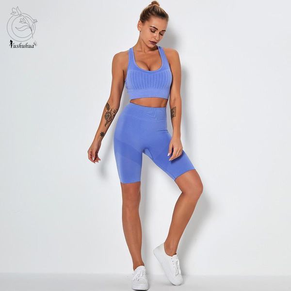 yoga outfits yushuhua women's seamless suit sports bra and shorts gym fitness shockproof tight breathable set1, White;red
yoga outfits yushuhua women's seamless suit sports bra and shorts gym fitness shockproof tight breathable set1, White;red