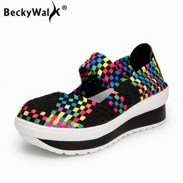 beckywalk handmade woven women sandals platform summer shoes woman wedge casual walking shoes for ladies zapatos mujer wsh2918, Black
beckywalk handmade woven women sandals platform summer shoes woman wedge casual walking shoes for ladies zapatos mujer wsh2918, Black