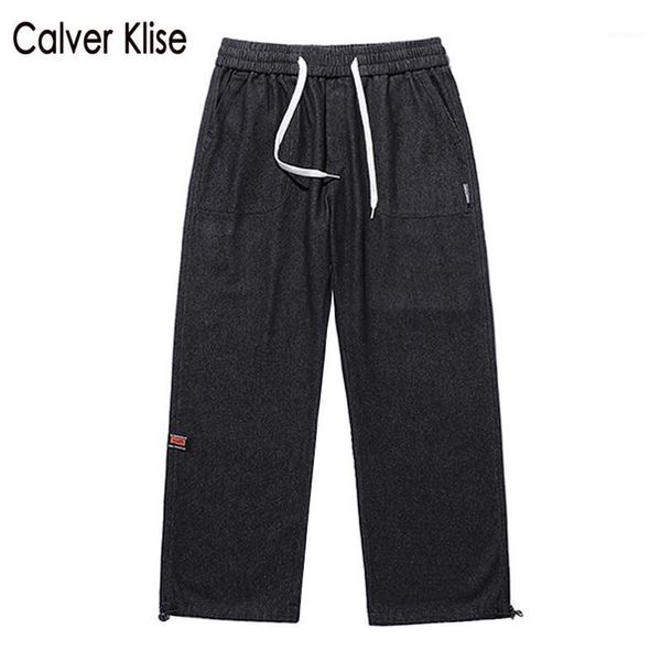 calver klise trendy brand wide-leg jeans hip hop harajuku streetwear drawstring loose casual trousers mens winter sweatpan1, Blue
calver klise trendy brand wide-leg jeans hip hop harajuku streetwear drawstring loose casual trousers mens winter sweatpan1, Blue
