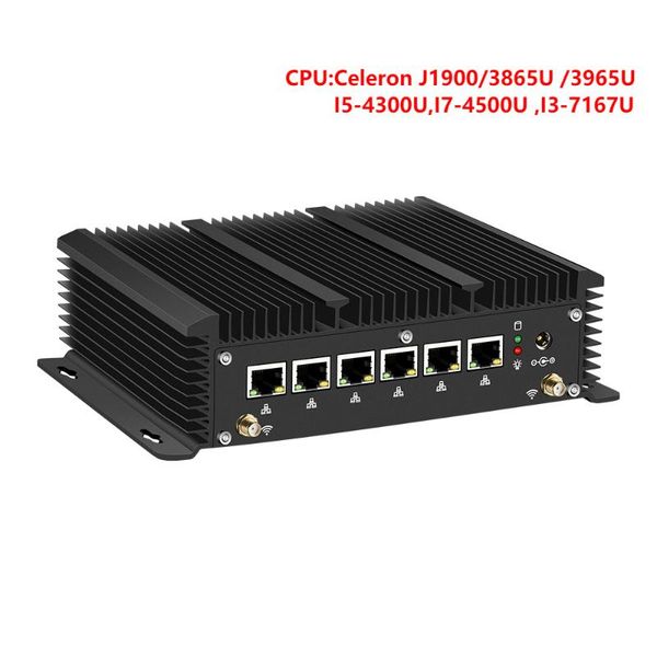 mini pcs firewall embeded system industrial micro computer pc win10 linux celeron wifi bluetooth 6 *rj45 network security appliance
mini pcs firewall embeded system industrial micro computer pc win10 linux celeron wifi bluetooth 6 *rj45 network security appliance
