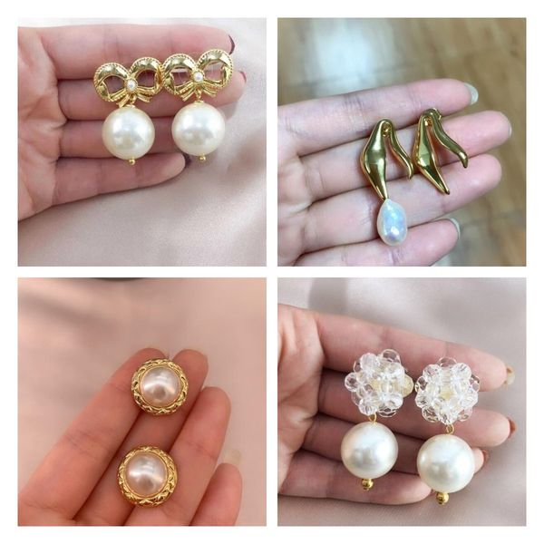 designer pearl earrings selling pearl drop earring european and america earrings pearl jewelry dropshipping for overseas sellers, Golden;silver
designer pearl earrings selling pearl drop earring european and america earrings pearl jewelry dropshipping for overseas sellers, Golden;silver
