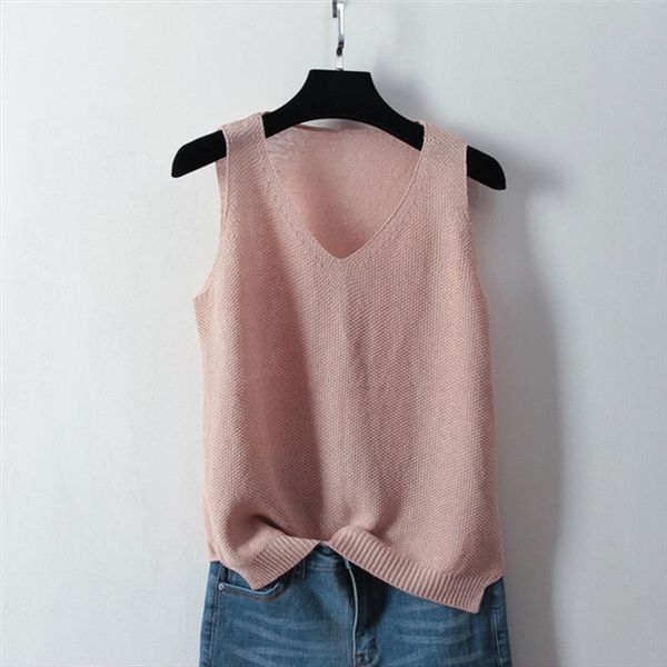 2021 summer sleeveless knit tank women rib vest ice silk female elasticity casual loose thin camisole v neck split, White
2021 summer sleeveless knit tank women rib vest ice silk female elasticity casual loose thin camisole v neck split, White