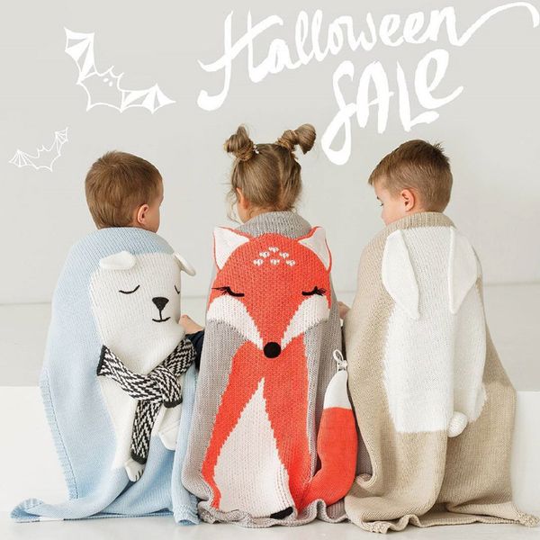 air condition quilt rabbit fox knitted baby cartoon animal blanket sofa stroller covers kids newborn bedding swaddle decke lj201105
air condition quilt rabbit fox knitted baby cartoon animal blanket sofa stroller covers kids newborn bedding swaddle decke lj201105