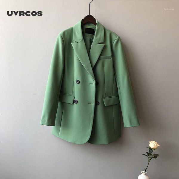 uvrcos 2020 women blazer coat turn down collar long sleeve vintage coat feminino for women elegant outerwear1, White;black
uvrcos 2020 women blazer coat turn down collar long sleeve vintage coat feminino for women elegant outerwear1, White;black