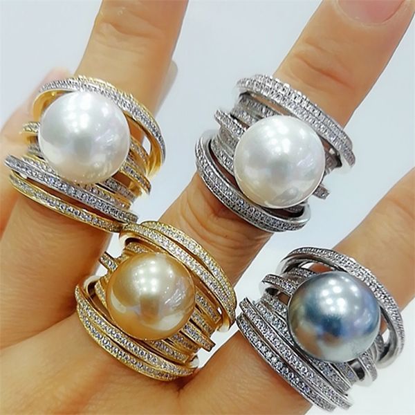 godki trendy twist pearl statement rings for women cubic zircon finger rings beads charm ring bohemian beach jewelry 201218, Silver
godki trendy twist pearl statement rings for women cubic zircon finger rings beads charm ring bohemian beach jewelry 201218, Silver