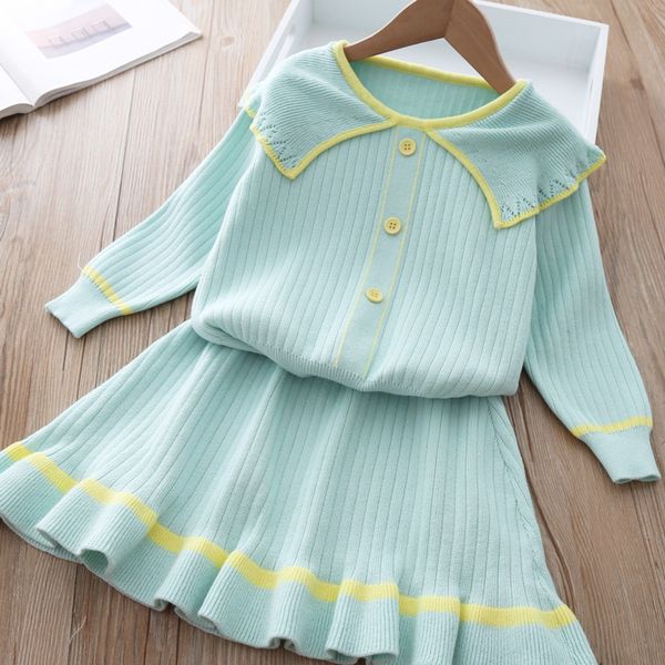 girls autumn clothes set school birthday outfits kids girls knit sweater + skirt casual girl clothing set children costumex1019, White
girls autumn clothes set school birthday outfits kids girls knit sweater + skirt casual girl clothing set children costumex1019, White