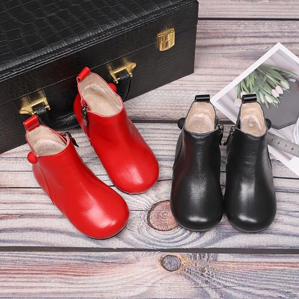 boots dolakids winter/winter real leather korean version of children' princess baby ankle style, Black;grey
boots dolakids winter/winter real leather korean version of children' princess baby ankle style, Black;grey