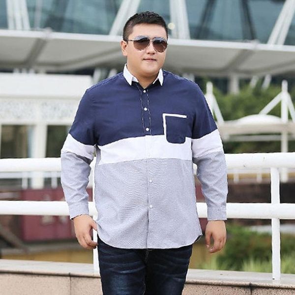 autumn new product plus fertilizer xl long-sleeved super big stitching extra large loose shirt male, White;black
autumn new product plus fertilizer xl long-sleeved super big stitching extra large loose shirt male, White;black