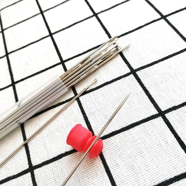 21pcs 175mm big size large long steel needle big holes sewing needle home hand sewing tools with needle bottle bbyhbu xmhyard
21pcs 175mm big size large long steel needle big holes sewing needle home hand sewing tools with needle bottle bbyhbu xmhyard