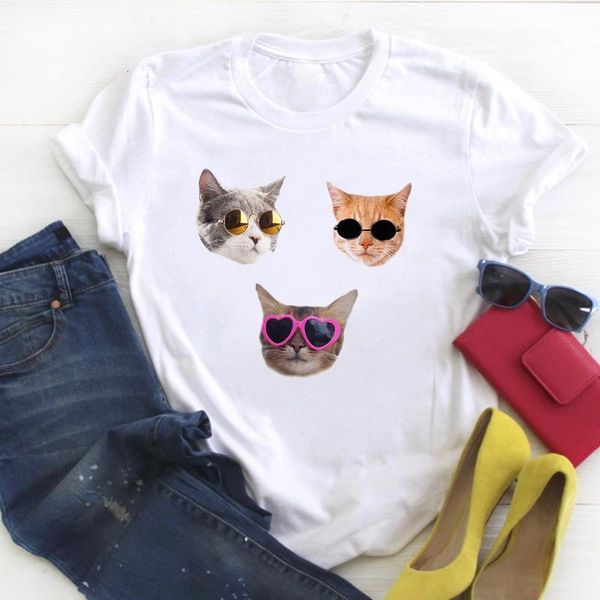 women cat face pet animal cool cute 90s clothing ladies summer t tee female shirt clothes tshirt womens graphic t-shirt, White
women cat face pet animal cool cute 90s clothing ladies summer t tee female shirt clothes tshirt womens graphic t-shirt, White