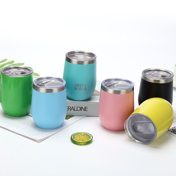 12oz insulated stainless steel double wall tumbler wine mug travel sublimation blank beer coffee thermos mug with lid
12oz insulated stainless steel double wall tumbler wine mug travel sublimation blank beer coffee thermos mug with lid