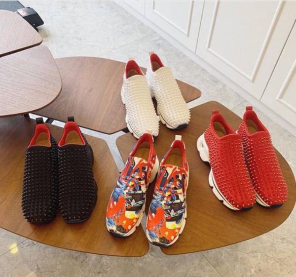 krystal spike sock donna flat sneakers designer men red sole shoes women's rivet pointed socks junior spikes flats, Black
krystal spike sock donna flat sneakers designer men red sole shoes women's rivet pointed socks junior spikes flats, Black
