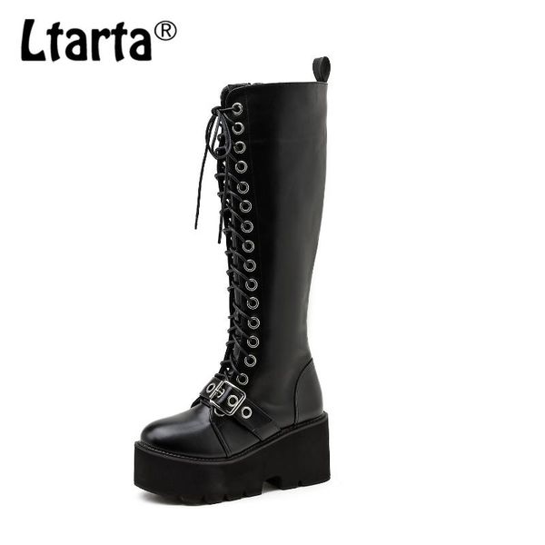 boots ltarta 2021 winter long waterproof platform buckle chunky heel high riding wedge -c2088-2, Black
boots ltarta 2021 winter long waterproof platform buckle chunky heel high riding wedge -c2088-2, Black