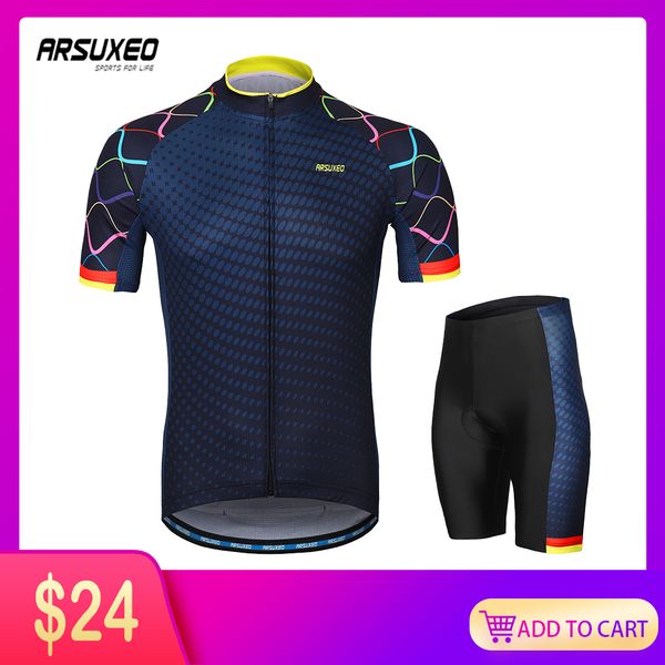 arsuxeo men cycling jersey sets short sleeves cycling clothing mtb sets bike uniform bicycle shirt padded shorts quick dry z84s c0123, Gray
arsuxeo men cycling jersey sets short sleeves cycling clothing mtb sets bike uniform bicycle shirt padded shorts quick dry z84s c0123, Gray