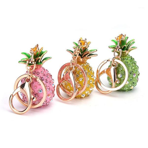 4 colors key chains fashion style pineapple crystal rhinestone car keyring charm pendant bag key ring keychain1, Silver
4 colors key chains fashion style pineapple crystal rhinestone car keyring charm pendant bag key ring keychain1, Silver