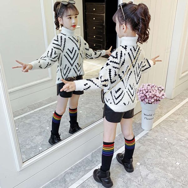 winter clothing 2020 new zhongda children's foreign sle girls' high neck warm bottomed sweater, Blue
winter clothing 2020 new zhongda children's foreign sle girls' high neck warm bottomed sweater, Blue