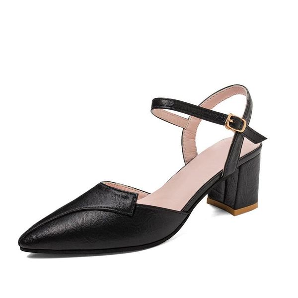 square heel sandals buckle strap new ladies leather pumps pointed toe fashion female footwear new women's summer shoes 2021, Black
square heel sandals buckle strap new ladies leather pumps pointed toe fashion female footwear new women's summer shoes 2021, Black