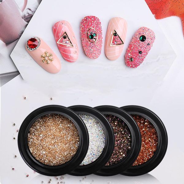 nail art decorations 1 box/9 colors crystal ab chaton glass pixie rhinestone micro manicure decoration tiny mini rhinestones diy, Silver;gold
nail art decorations 1 box/9 colors crystal ab chaton glass pixie rhinestone micro manicure decoration tiny mini rhinestones diy, Silver;gold