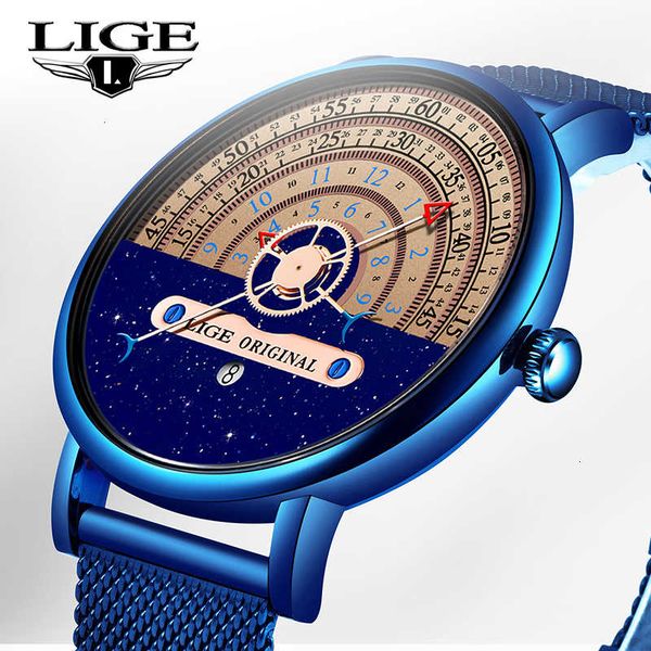 lige fashion watches ultra thin luxury quartz men 2020 casual slim mesh belt waterproof sport watch relogio masculino, Silver
lige fashion watches ultra thin luxury quartz men 2020 casual slim mesh belt waterproof sport watch relogio masculino, Silver