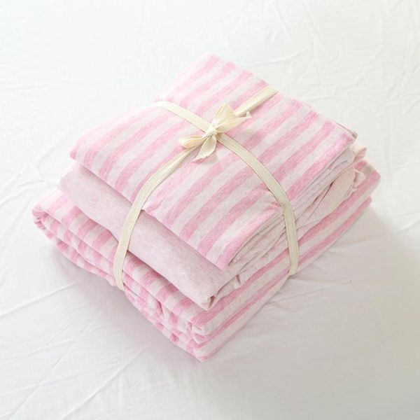 4pcs 100% cotton pink stripe duvet cover set nice quality jersey knit doona covers king size linen1
4pcs 100% cotton pink stripe duvet cover set nice quality jersey knit doona covers king size linen1