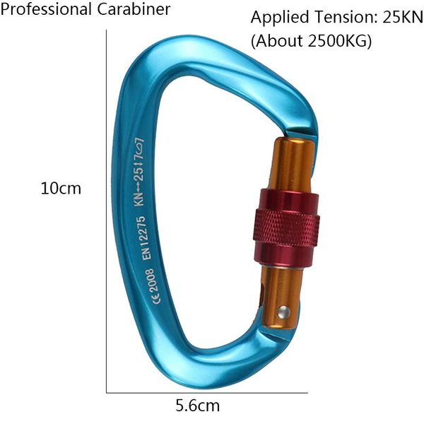 4pcs professional climbing carabiners 25kn d shape climbing buckle lock safety lock outdoor climbing equipment accessories h bbyxvd
4pcs professional climbing carabiners 25kn d shape climbing buckle lock safety lock outdoor climbing equipment accessories h bbyxvd