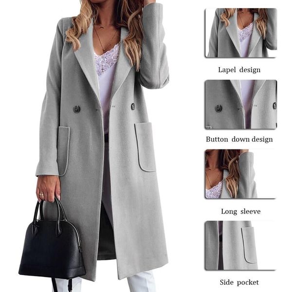autumn winter casual solid jacket fashion women trench coat plus size coats outerwear office ladies causal long overcoat 2020new, Tan;black
autumn winter casual solid jacket fashion women trench coat plus size coats outerwear office ladies causal long overcoat 2020new, Tan;black