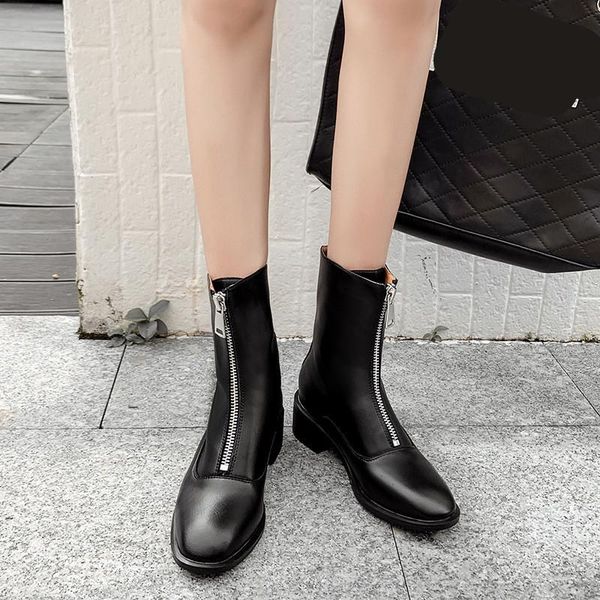 rock shoes woman low heels booties luxury designer round toe boots-women mid calf mid-calf ladies leather fashion riding, Black
rock shoes woman low heels booties luxury designer round toe boots-women mid calf mid-calf ladies leather fashion riding, Black