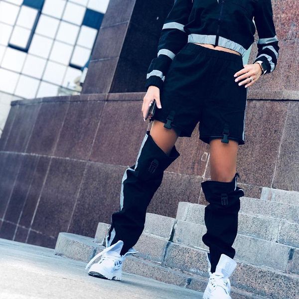 women's pants & capris explosions reflective european and american personality stitching fashion casual amazon tide brand toe women1, Black;white
women's pants & capris explosions reflective european and american personality stitching fashion casual amazon tide brand toe women1, Black;white