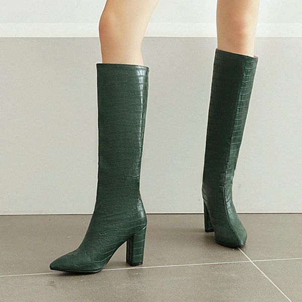 boots winter european and american style ladies crocodile pattern pointed western knight women shoes, Black
boots winter european and american style ladies crocodile pattern pointed western knight women shoes, Black