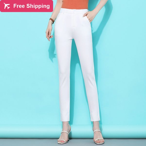 streetwear will see 2020 thin trousers high-waisted elastic pencil capris for women more size women's pants, Black;white
streetwear will see 2020 thin trousers high-waisted elastic pencil capris for women more size women's pants, Black;white