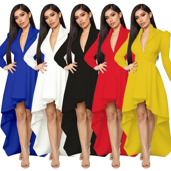 women designers clothing fashion autumn and winter solid color maxi dress long sleeves nightclub dress the new listing, Black;gray
women designers clothing fashion autumn and winter solid color maxi dress long sleeves nightclub dress the new listing, Black;gray
