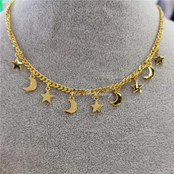 5pcs/lot wholesale moon star charms layered necklace women jewelry for party, Silver
5pcs/lot wholesale moon star charms layered necklace women jewelry for party, Silver