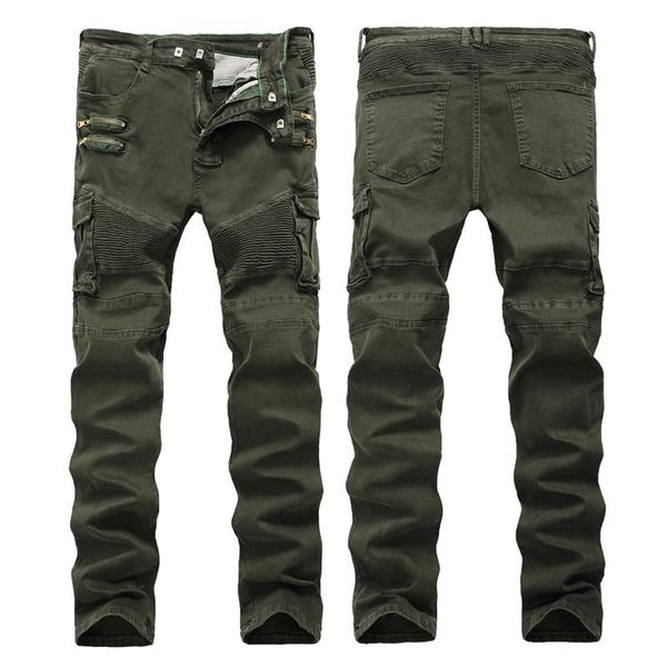kiovno men's biker cargo jeans pants multi pockets slim fit stretch denim trousers for men size 29-42 blue
kiovno men's biker cargo jeans pants multi pockets slim fit stretch denim trousers for men size 29-42 blue