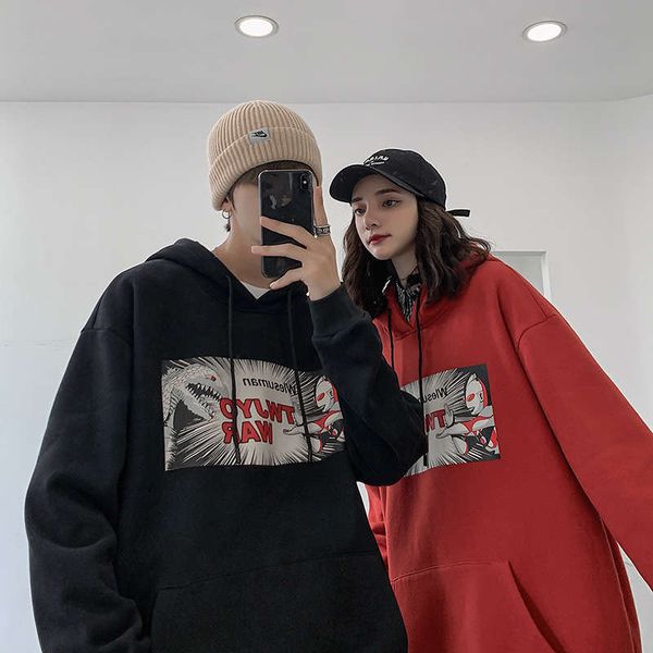 sweater 2020 new men's wear korean pullover long sleeve hooded loose printed sportswear for men, Gray 
sweater 2020 new men's wear korean pullover long sleeve hooded loose printed sportswear for men, Gray
