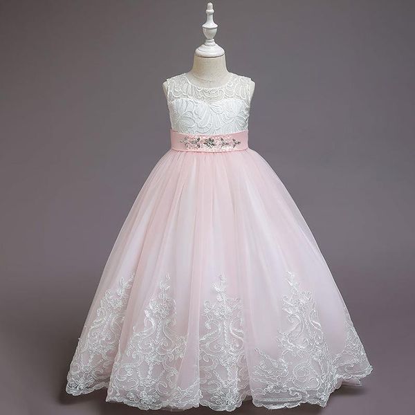 girl's dresses pink flower girls bow beading crystal embroidery lace tulle ball gown o-neck floor-length kids party princess skirt d309, Red;yellow
girl's dresses pink flower girls bow beading crystal embroidery lace tulle ball gown o-neck floor-length kids party princess skirt d309, Red;yellow