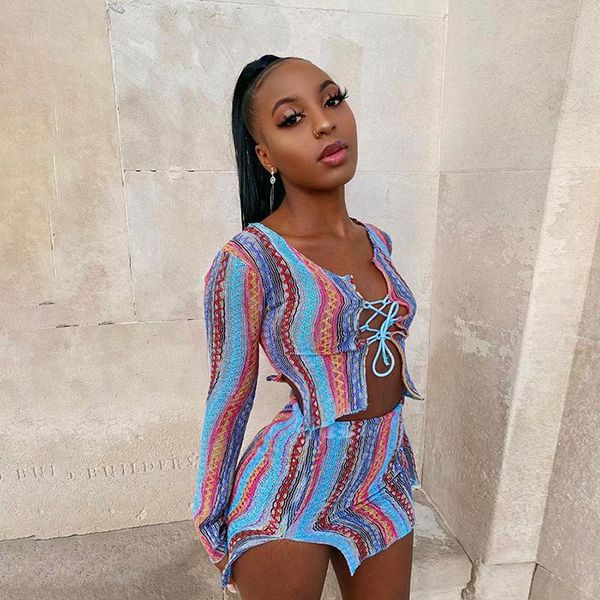 women two piece set crop t-shirt mini skirt bodycon long sleeve print bandage club outfits ladies casual suit 2020, Gray
women two piece set crop t-shirt mini skirt bodycon long sleeve print bandage club outfits ladies casual suit 2020, Gray