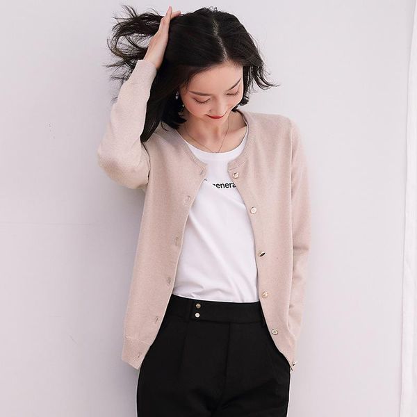 autumn new ladies sweater cropped coat female classic japanese round neck long-sleeved knitwear short for women, White
autumn new ladies sweater cropped coat female classic japanese round neck long-sleeved knitwear short for women, White