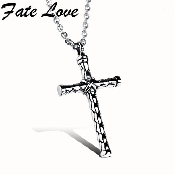 pendant necklaces wholesale-rock 316l stainless steel cross necklace silver chain men perfect design fl9731
pendant necklaces wholesale-rock 316l stainless steel cross necklace silver chain men perfect design fl9731