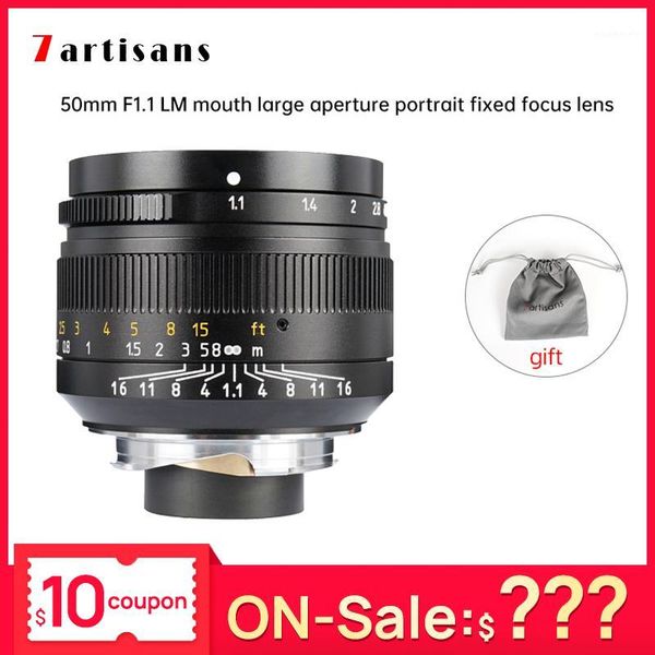 lentes 7artisans 50mm f1.1 large aperture paraxial m-mount lens for leica m cameras m-m m240 m3 m5 m6 m7 m8 m9 m9p m101
lentes 7artisans 50mm f1.1 large aperture paraxial m-mount lens for leica m cameras m-m m240 m3 m5 m6 m7 m8 m9 m9p m101