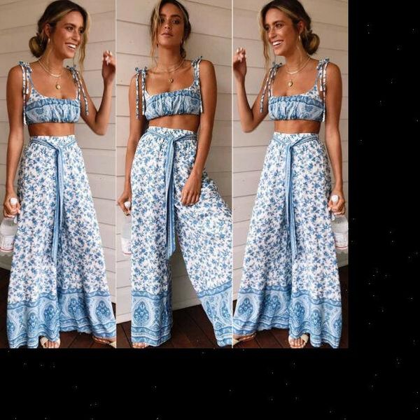 fashion women two piece casual crop long pants floral print causal beach holiday women set outfits, Gray
fashion women two piece casual crop long pants floral print causal beach holiday women set outfits, Gray