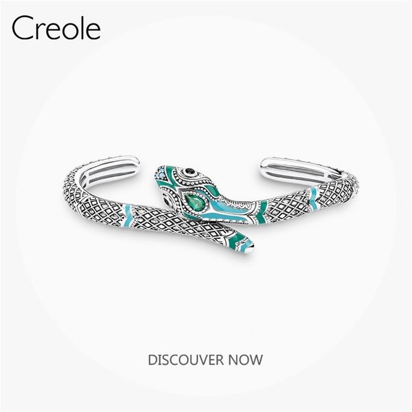 bangle bracelet blue snake, summer brand new 925 sterling silver bohemia exciting relief structure gift for women girls 201211, Black
bangle bracelet blue snake, summer brand new 925 sterling silver bohemia exciting relief structure gift for women girls 201211, Black