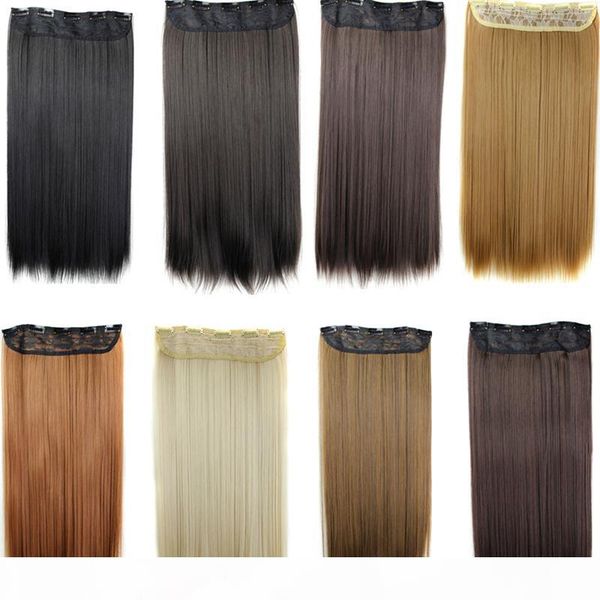 synthetic clip in hair ponytails 5 clips straight hair pieces 60cm 120g clip on hair extensions women fashion, Black;brown
synthetic clip in hair ponytails 5 clips straight hair pieces 60cm 120g clip on hair extensions women fashion, Black;brown