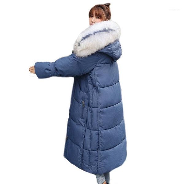 2019 women winter autumn long down jacket fur collar female hooded down parka with long sleeve cotton coat11, Black
2019 women winter autumn long down jacket fur collar female hooded down parka with long sleeve cotton coat11, Black