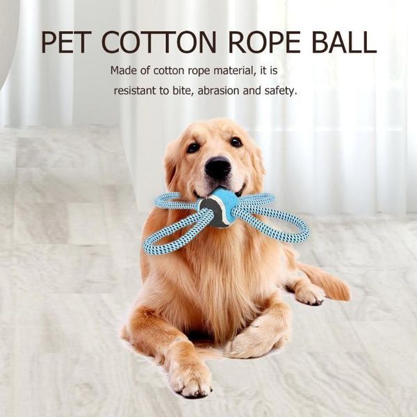 dog pet puppy cotton rope ball outdoor training grinding teeth cleaning toy for puppy funny interactive toys
dog pet puppy cotton rope ball outdoor training grinding teeth cleaning toy for puppy funny interactive toys