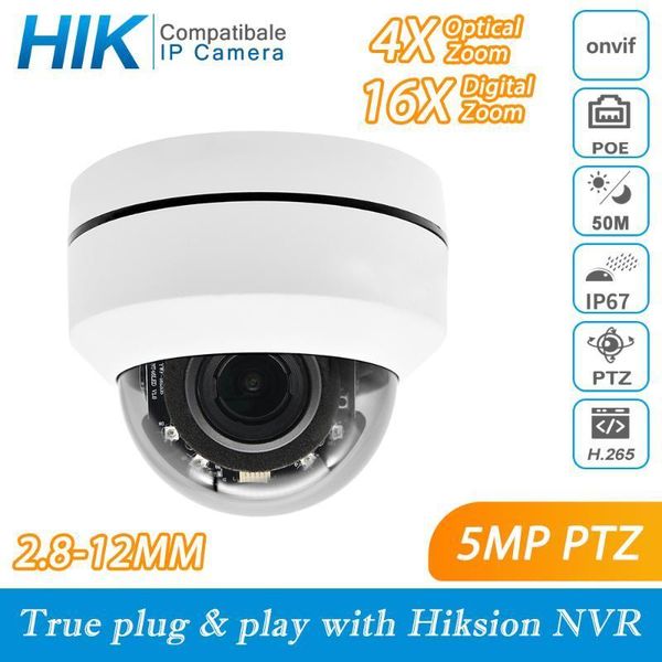 hikvision compatible ptz ip camera 5mp 4x-16x zoom speed dome camera outdoor ir 50m h.265+ cctv security ip ip67 ik101
hikvision compatible ptz ip camera 5mp 4x-16x zoom speed dome camera outdoor ir 50m h.265+ cctv security ip ip67 ik101